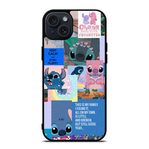 STITCH CARTOON COLLAGE 2 iPhone 15 Plus Case Cover STITCH CARTOON COLLAGE 2 iPhone 15 Plus Case Cover