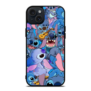 STITCH CARTOON COLLAGE iPhone 15 Plus Case Cover STITCH CARTOON COLLAGE iPhone 15 Plus Case Cover