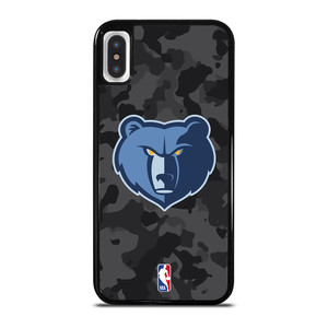 MEMPHIS GRIZZLIES BLACK CAMO iPhone X / XS Case Cover
