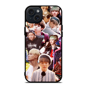 SUGA BTS BANGTAN BOYS COLLAGE iPhone 15 Plus Case Cover