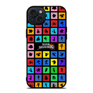 SUPER SMASH BROS COLLAGE iPhone 15 Plus Case Cover
