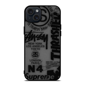 SUPREME STUSSY HYPEBEAST iPhone 15 Plus Case Cover SUPREME STUSSY HYPEBEAST iPhone 15 Plus Case Cover