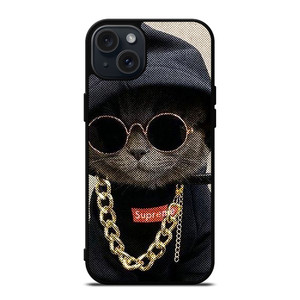 SUPREME SWAG CAT iPhone 15 Plus Case Cover SUPREME SWAG CAT iPhone 15 Plus Case Cover