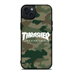 THRASHER SKATEBOARD CAMO iPhone 15 Plus Case Cover