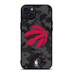 TORONTO RAPTORS BLACK CAMO iPhone 15 Plus Case Cover