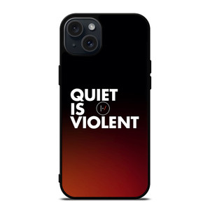 TWENTY ONE PILOTS QUIET IS VIOLENT iPhone 15 Plus Case Cover