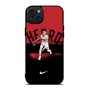 TYLER HERRO MIAMI HEAT NIKE iPhone 15 Plus Case Cover TYLER HERRO MIAMI HEAT NIKE iPhone 15 Plus Case Cover