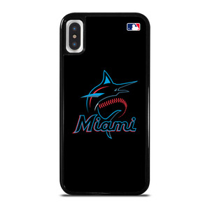 MIAMI MARLINS MLB LOGO iPhone X / XS Case Cover