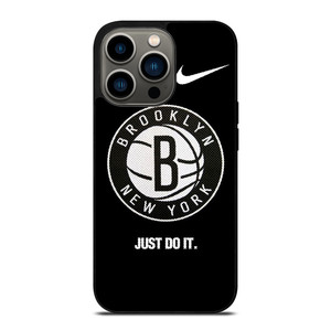 BROOKLYN NETS NBA BASKETBALL LOGO 3 iPhone 13 Pro Case Cover