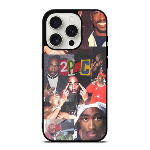 2PAC TUPAC SAKUR RAPPER COLLAGE iPhone 15 Pro Case Cover
