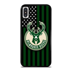 MILWAUKEE BUCKS NBA USA FLAG iPhone X / XS Case Cover MILWAUKEE BUCKS NBA USA FLAG iPhone X / XS Case Cover