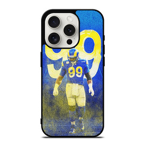 AARON DONALD 99 LOS ANGELES RAMS NFL FOOTBALL iPhone 15 Pro Case Cover AARON DONALD 99 LOS ANGELES RAMS NFL FOOTBALL iPhone 15 Pro Case Cover