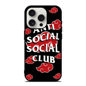 AKATSUKI ANTI SOCIAL SOCIAL CLUB iPhone 15 Pro Case Cover AKATSUKI ANTI SOCIAL SOCIAL CLUB iPhone 15 Pro Case Cover