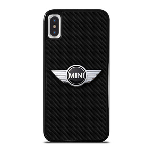 MINI CAR CARBON FIBER iPhone X / XS Case Cover MINI CAR CARBON FIBER iPhone X / XS Case Cover