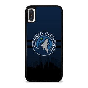 MINNESOTA TIMBERWOLVES NBA SKYLINE iPhone X / XS Case Cover