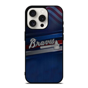 ATLANTA BRAVES MLB LOGO iPhone 15 Pro Case Cover