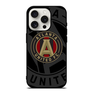 ATLANTA UNITED FC MLS BLACK iPhone 15 Pro Case Cover