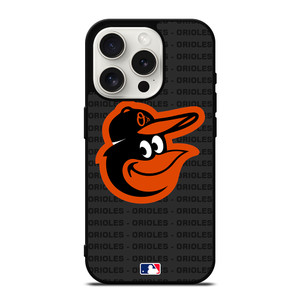 BALTIMORE ORIOLES BASEBALL BLACK iPhone 15 Pro Case Cover