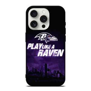 BALTIMORE RAVENS WORD iPhone 15 Pro Case Cover