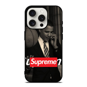 BARRACK OBAMA BASKETBALL SUPREME iPhone 15 Pro Case Cover