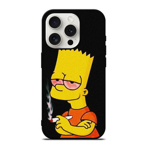 BART SIMPSONS WEEDS CIGARATTE iPhone 15 Pro Case Cover
