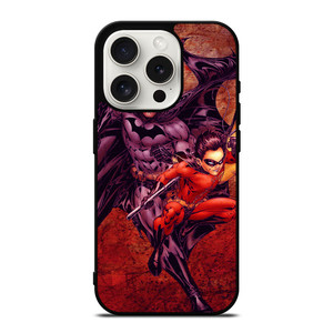 BATMAN AND ROBIN DC SUPERHERO iPhone 15 Pro Case Cover