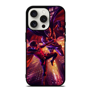 BATMAN AND ROBIN FIGHT iPhone 15 Pro Case Cover BATMAN AND ROBIN FIGHT iPhone 15 Pro Case Cover