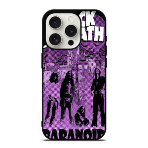 BLACK SABBATH ROCK BAND PARANOID iPhone 15 Pro Case Cover