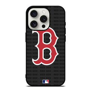 BOSTON RED SOX BASEBALL BLACK iPhone 15 Pro Case Cover BOSTON RED SOX BASEBALL BLACK iPhone 15 Pro Case Cover