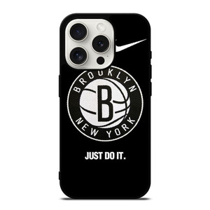 BROOKLYN NETS NBA BASKETBALL LOGO 3 iPhone 15 Pro Case Cover