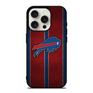 BUFFALO BILLS NFL METAL STRIPE iPhone 15 Pro Case Cover BUFFALO BILLS NFL METAL STRIPE iPhone 15 Pro Case Cover