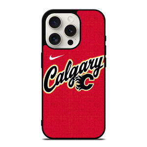 CALGARY FLAMES NHL HOCKEY NIKE iPhone 15 Pro Case Cover CALGARY FLAMES NHL HOCKEY NIKE iPhone 15 Pro Case Cover