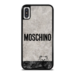 MOSCHINO BEAR HIDING iPhone X / XS Case Cover MOSCHINO BEAR HIDING iPhone X / XS Case Cover