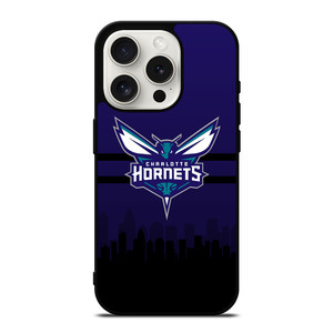 CHARLOTTE HORNETS NBA SKYLINE iPhone 15 Pro Case Cover