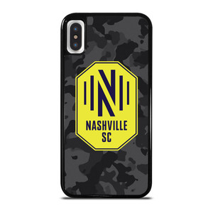 NASHVILLE SC MLS BLACK CAMO iPhone X / XS Case Cover