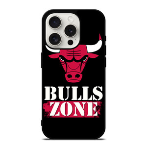 CHICAGO BULLS FANS ZONE iPhone 15 Pro Case Cover