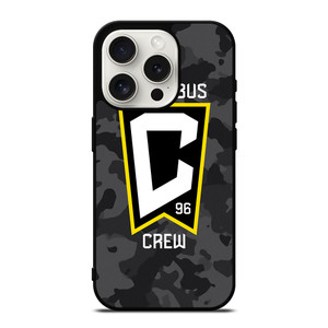 COLUMBUS CREW MLS BLACK CAMO iPhone 15 Pro Case Cover