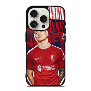 DARWIN NUNEZ LIVERPOOL FC iPhone 15 Pro Case Cover DARWIN NUNEZ LIVERPOOL FC iPhone 15 Pro Case Cover