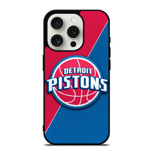 DETROIT PISTONS NBA BASKETBALL LOGO iPhone 15 Pro Case Cover