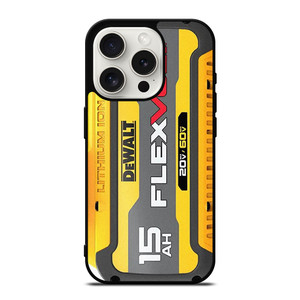 DEWALT FLEX VOLT 15 AH iPhone 15 Pro Case Cover DEWALT FLEX VOLT 15 AH iPhone 15 Pro Case Cover