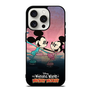 DISNEY WONDERFUL WINTER MICKEY MOUSE iPhone 15 Pro Case Cover