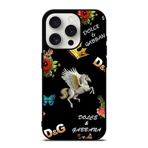 DOLCE AND GABBANA LUXURY PATTERN iPhone 15 Pro Case Cover