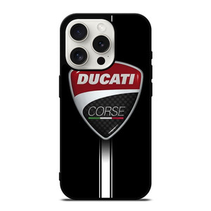 DUCATI CORSE MOTOR LOGO iPhone 15 Pro Case Cover