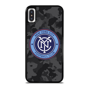 NEW YORK CITY FC MLS BLACK CAMO iPhone X / XS Case Cover