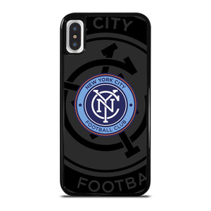 NEW YORK CITY FC MLS BLACK iPhone X / XS Case Cover
