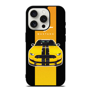 FORD MUSTANG YELLOW iPhone 15 Pro Case Cover