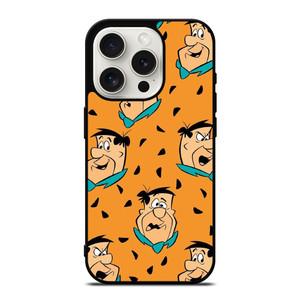 FRED FLINTSTONE CARTOON PATTERN iPhone 15 Pro Case Cover