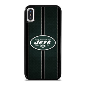 NEW YORK JETS NFL METAL STRIPE iPhone X / XS Case Cover
