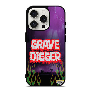 GRAVE DIGGER MONSTER TRUCK iPhone 15 Pro Case Cover GRAVE DIGGER MONSTER TRUCK iPhone 15 Pro Case Cover