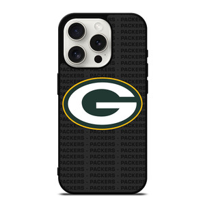 GREEN BAY PACKERS FOOTBALL TEXT iPhone 15 Pro Case Cover